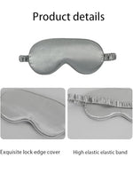 Adjustable Satin Sleep Mask, Eye Mask Light Colors,4-Pack