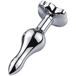 Butt Plush Plug Sex Heart Bell Anales Toy Plug Anal Butt Plug Sex Heart Metal Bell Anal Butt Plug For Sex Heart Shape Crystal Butt Plug With Traction Bag