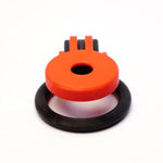 German Modern Design Chastity Devices Belt Men Cock Cages 3 In 1: Armed-10, Armed-40 & Rodeo, 5 Rings By , 5 Rings, Black-Red