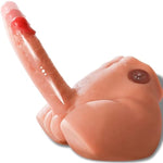 11Lb Male Sex Doll For Women With Realistic Thrusting Dildo, Big Butt Male Torso Sex Doll 7.5Inch Vibrating Dildo Anal Sex Toy For Female Masturbation Adult Unisex Masturbator Sex Toys For Women & Gay