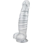 12.2 Inch Soft Dilod Tpe Huge Realistic Dildo With Powerful Suction Cups Clear Anal Dildo Soft Realistic Penis For Women Men And Couple G-Spot Stimulation (Xl)