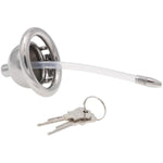 Hollow Metal Chastity Lock Male Masturbation Chastity Device With Silicone Urethral Catheter Chastity Cage Lock Sex Toy