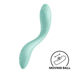 Rrrolling Pleasure Vibrator Sex Toy | Adult Toys For Women | Best G-Spot Clit Stimulation | Vibrating Sexual Pleasure Device | Stimulation Vibrators | Woman Sextoy (Mint)