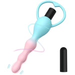 Vibrating Anal Beads Anal Plug With 10 Vibration Modes, Vibrating Butt Plug Sex Toys For Beginner, Anal Sex Toys Waterproof Bullet Vibrator, Flexible Silicone Anal Beads For Men, Women And Couples