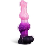9.9" Huge Fantasy Dog Knot Dildo, Thick Monster Dragon Dildo With Suction Cup, Giant Knotted Horse Anal Dildos, Silicone Wolf Animal Dilator For G-Spot, Adult Sex Toys For Men Women