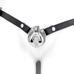 Male Chasity Cage Cock Cage Steel Chastity Cage With Belt Simulated Vagina Style Bdsm Bondage Penis Cage Sex Furniture (50Mm/1.96In)