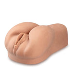 Amanda'S Lusty Bottom - 2 Pound Soft Realistic Ass & Pussy Stroker - Ribbed Dual Hole Vaginal Male Masturbator With Remote Vibrator For Intense Pleasure - Sex Toy For Men - Latin