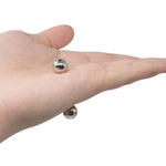 Non Piercing Magnetic Breast Beads Nipple Clitoris Labia Clamps Clips Penis Cock Ring Ball Lock Stretcher Scrotum Bondage Sex Toys Female Male (2 Pairs)