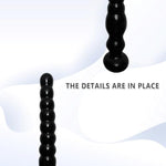 10.03 Inch Anal Beads Sex Toys With 10 Anal Balls Flexible Anal Chain Butt Plug With Strong Suction Cup Prostate Massage Anal Plug Anal Trainer Toys For Men Women Couples (Black)