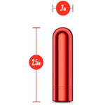 Sex Toys – Kool Vibes Mini Bullet Vibrator – 2.5 Inch Discreet Travel-Friendly Clitoral Stimulator – 10 Vibration Modes With Effortless One Button Control – Women, Couples – Cherry