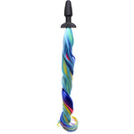 Rainbow Pony Tail Anal Plug for Sensual Play