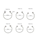 Stainless Steel Penis Ring Mace Penis Training Ring For Sex Toys Cock Ring Round Ring Delay Ring