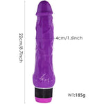 8.7Inch Dildo Vibrating G Spot Clit Vibrator Stimulator, Realistic Penis Sex Toy For Couples And Women, Perfect Gifts