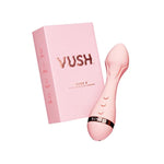 Rose 2 Precision Point Bullet Vibrator With Clitoral Stimulation - Flexible Tip, Waterproof, Rechargeable (Pink)