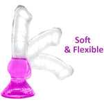 13 Inch Realistic Dog Knot Dildo, Huge Thick Clear Wolf Dildo With Strong Suction Cup, Fantasy Animal Big Dong Anal Plug Penis, Prostate Massage Adult Sex Toy For Women Men (Xxl)