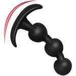 Silicone Anal Trainer Set 3 Pcs Anal Beads With Boat-Shaped Safety Base Anal Butt Plug Anal Sex Toy Suitable For Men Women For Anal Training