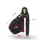 Sissy Chastity Cage Male Chastity Devices Penis Cage Small Cock Cage For Men Flat Chastity Cage Bdsm Cage F001 (Flat Ring,Pink)