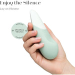 Vibe Lay On Clitoris Vibrator For Women | Silent Clit Stimulation Adult Toys | Vibrating Sex Toy | Clitoral Stimulator For Woman With 10 Patterns & Speeds | Waterproof & Rechargeable | Sage