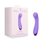 Blush Wellness G Ball 7" G-Spot Hither Motion Curved Vibrator For Women - Ultrasilk Puria Silicone Dildo Massager, 10 Vibe Modes, Usb Charge, Ipx7 - Adult Sex Toy For Female Pleasure Zones - (Purple)