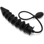 Large Inflatable Threaded Anal Plug Pointed Design Dildo G-Spot Stimulation Adult Sex Products