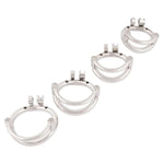 Male Chastity Cage Base Ring Prevent Escape Design Stainless Steel Chastity Device Closed Ring H1250 (1.97 Inch / 50Mm)