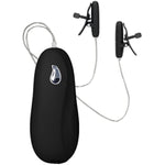 Novelties Nipple Play Vibrating Heated Nipple Teasers, Black