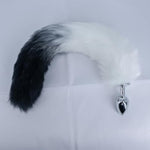 34 Cm Fox Animal Costume Tail Faux Fur Butt Tail Long Anal Butt Plug Fox Rabbit Butt Plug Furry Plush Tail Plug Cosplay Anal Plug Toys Adult Sex Play Toys