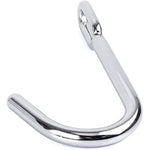 Anal Hook Restraint Bdsm Toys Smooth Metal Butt Plug Anal Plug Sm Anal Gay Sex Toys For Man And Woman Adult Flirting Games (Length:7 Inch/17.8 Cm, Silver)