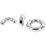 Ball Stretcher Weights, Heavy Cock Ring Stainless Male Chastity Device (1.30 Inch 7 Oz)