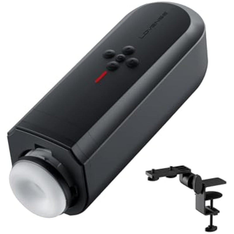 Solace Automatic Male Masturbator Stroker Toys, Hands-Free Electric Masturbators Cup With Adjustable Desk Mount 3D Realistic Pocket Pussy Adult Sex Toys & Games For Men Pleasure