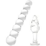 Glass Anal Bead +Glass Plug