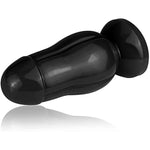 Prostate Stimulating Anal Sex Toy Compatible Dildo Or Butt Plug Designed To Provide A Full Feeling (Black)