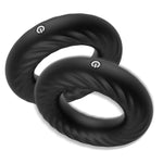 Vibrating Cock Ring Sex Toys Full Liquid Silicone Soft Cock Penis Ring Vibrator, Clitoral Stimulator 10 Vibrations Male Adult Sex Toy For Men & Couples Pleasure - Black