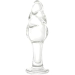 Xl Anal Butt Plug,Glass Anal Trainer With Long Neck, Adult Sex Toy For Beginners Men Women,5.8 * 1.8 Butt Dildo