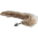 Sexy Fox Tail Cosplay Butt Plug,Anal Plug For Beginners Women Men Couple,Stainless Steel But Plug Sm Bondage Adult Sex Toys