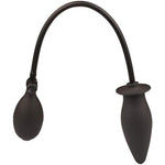 Silicone Adult Sex Toy Expand Inflatable Butt Anal Plug - Body-Safe Medical Grade Waterproof Butt Sex Toy For Male, Female And Beginners (Black Classic Style)