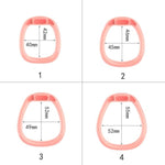 Male Penis Cage Plastic Cock Cage Small Chastity Devices Sissy Chastity Cage Cock For Men (S)