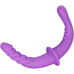 13"Strapless Strap On Dildos? Realistic Silicone Dildo ?Adult Sex Toy ?Double-Ended-Dildos Purple
