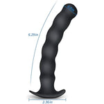 Silicone Anal Plug G-Spot Stimulator Anal Beads Prostate Massage Butt Plug Sex Toy For Men Women (S)