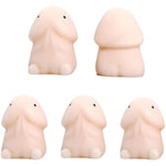 Mini Penis Adult Sex Toys, Realistic Dildos Stress Relief Toy Sex Toys For Couples, 5Pcs Small Penis Squishy Decompression Squeeze Toy For Sex Game Play, Novelty Gag Gifts For Men Women