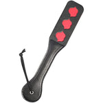 Sexy Lips Slapper Spanking Paddles For Adults, 12.8Inch Faux Leather Paddle For Bdsm Sex Play