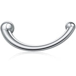 7.8 Inch G-Spot Massage Metal Wand - 1.52 Pounds Double Ended Stainless Metal Massager Prostate Anal Vaginal Masturbation Stick Sex Toy For Women Men Couple