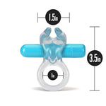 Play With Bull Vibrating C Ring - Clitoris Nestles Between The Vibrating Horns For Pleasure - Stretchy Fits All Penises - Ipx7 Waterproof - Sexual Enhancer For Couples Men