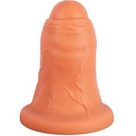 3.5" To 5.1“Diameter Extra Wide Huge Dildo,9.25 Inch Silicone Short Giant Uncut Foreskin Dildo With Suction Cup,Xxxl Big Fat Butt Plug For Deep Anal Stretch & P-Spot Stimulation