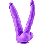 Realistic Double-Ended Huge Dildo - 10.2" Silicone Large Dildo, Big Suction Cup,Thick G-Spot Anal Stimulation,Xxl Fat Vaginal Anal Plug,Curved Shaft,Suitable For Women And Lesbians
