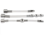 3 Pcs Urethra Trainer Set Chastity Lock Accessories Chastity Device Sex Toy Sound Urethral Plug Urethral Toy Urethral Masturbation Stick Catheter Sound Penis Plug Male Urethra Stimulation