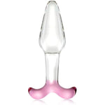 Glass Anal Butt Plug, Crystal Anal Trainer Toys With Long Neck, Anal Expander Training Masturbation, Unisex Anal Plug For Men Women