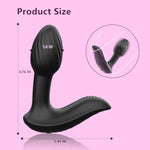 Prostate Massager Vibrator Anal Sex Toy With Remote Control, 360° Rotating 3-In-1 Butterfly Vibrators For Perineum & Prostate Massage, Vibrating Butt Plug Anal Plug Male Prostate Toy