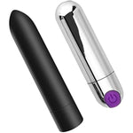 Mini Bullet Vibrator For Clitoris Vagina Nipple Precise Stimulations, Waterproof G-Spot Clitoral Bullet Massager 10 Vibration Modes, Rechargeable Adult Sex Toy For Women And Couples (Pack Of 2)