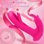 Wearable Remote-Control Panty Vibrator with 9 Flapping & 9 Vibration Modes